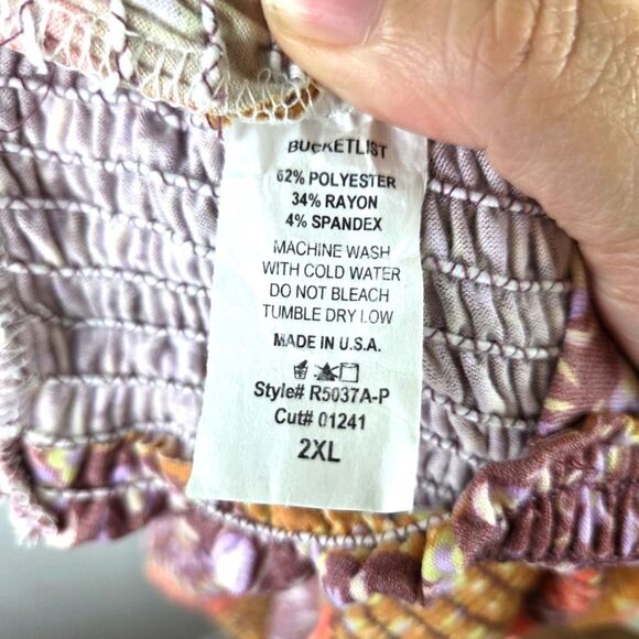 Women's Boho Boutique Patwork Pasel Wide Leg Colorful Patterned Maxi Romper - Picture 12 of 13